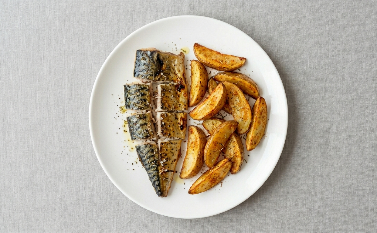 Печёная скумбрия